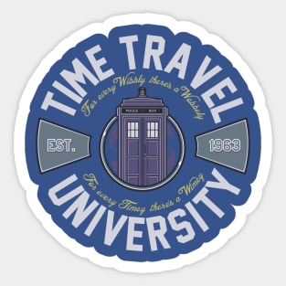 Time Travel University Sticker